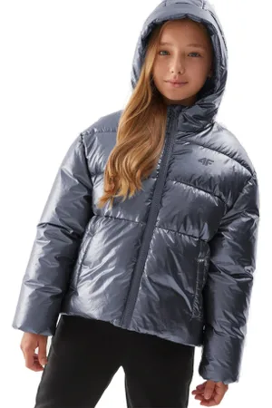 4F Dívčí bunda DOWN JACKET-JAW23TDJAF267-28S