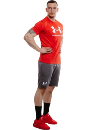 Under Armour Pánské teplákové kraťasy UA RIVAL TERRY SHORT-GRY
