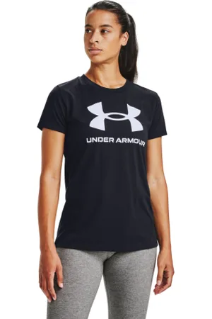 Under Armour Dámské triko s krátkým rukávem UA Rival Logo SS-BLK