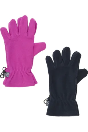 Color Kids Dívčí lyžařské rukavice Gloves Fleece - 2 Pcs. Set. -741923.5381- Glo