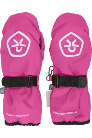 Color Kids Dívčí lyžařské rukavice Mittens - Waterproof-741931.5381- Glo