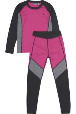 Color Kids Dívčí termoprádlo vrchní a spodní díl Ski Underwear - Colorblock-741845.5381- Glo