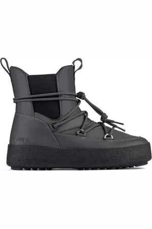 Moon Boot Pánské vysoké zimní boty MTRACK CHELSEA RUBBER, 001 dark