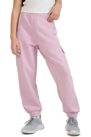 4F Dívčí tepláky TROUSERS CAS F1135-52S-LIGHT VIOLET