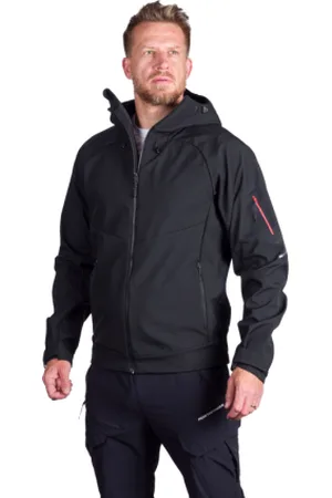 Northfinder Pánská turistická softshellová bunda BRIO-269black