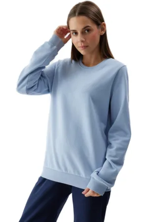 4F Dámská mikina SWEATSHIRT-WSS24TSWSF0954-34S-LIGHT