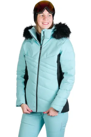 Northfinder Dámská lyžařská bunda KELLIE-653lightblueblack