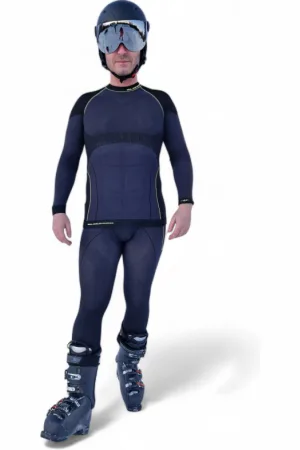 BLIZZARD Pánské termo kalhoty Mens long pants, anthracite neon