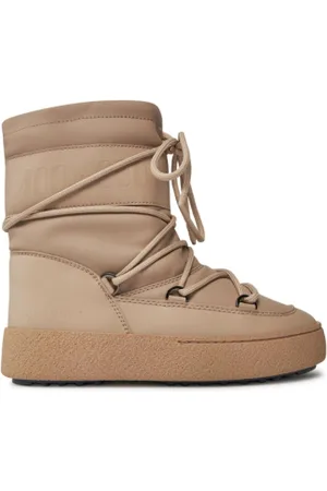 Moon Boot Dámské kotníkové zimní boty LTRACK TUBE RUBBER, 003 beige