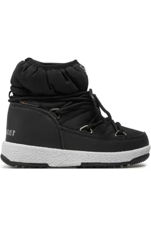 Moon Boot Dívčí nízké zimní boty JR GIRL LOW NYLON, 001