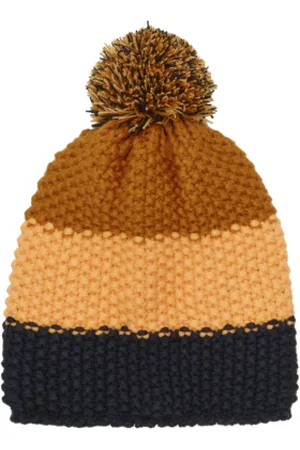 Color Kids Dětská zimní čepice Hat - Colorblock-741911.3520-Orange Pop
