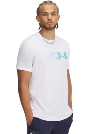 Under Armour Pánské triko s krátkým rukávem UA M LC FLY IN LOGO SS-WHT