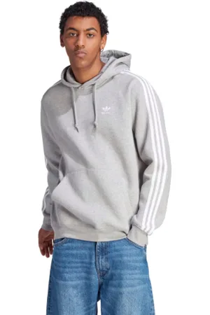 adidas Pánská zateplená mikina s kapucí 3-stripes hoody