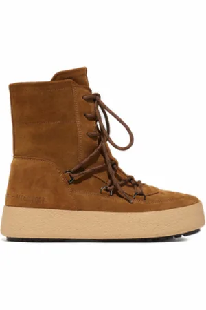 Moon Boot Pánské vysoké zimní boty MTRACK LACE SUEDE, 003 dark