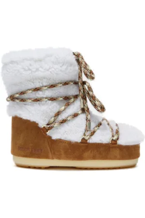 Moon Boot Dámské nízké zimní boty LIGHT LOW SHEARLING, 001 whisky off