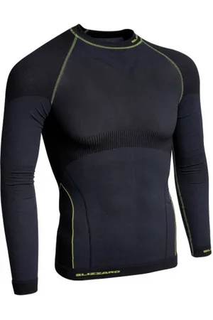 BLIZZARD Pánské termo triko s dlouhým rukávem SHORT CUT-Mens long sleeve, anthracite neon