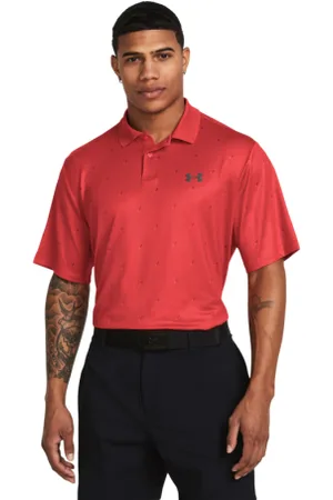 Under Armour Pánské golfové polo triko s krátkým rukávem UA Perf 3.0 Printed Polo