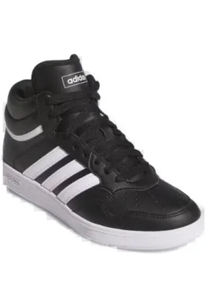 adidas Juniorská rekreační obuv Hoops 4.0 Mid Jr core black cloud core black