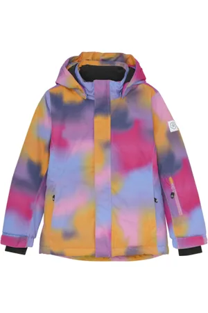 Color Kids Dívčí lyžařská bunda Ski Jacket - AOP -741706.5214-Lilac chiffon