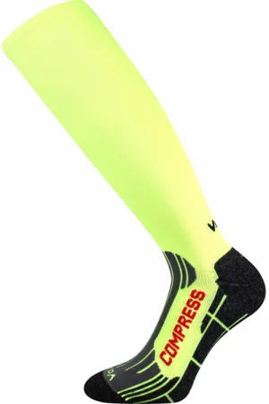 VOXX Běžecké kompresní podkolenky 1 PACK-Flex-neon