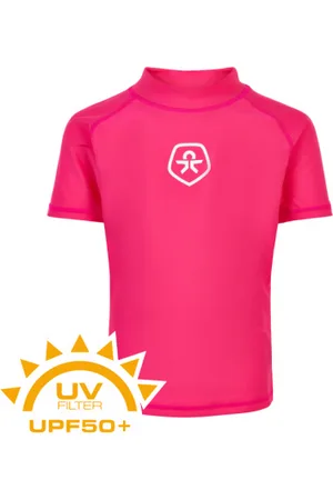 Color Kids Tričko na koupání T-shirt - Solid-571- Yarrow
