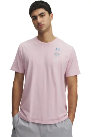 Under Armour Pánské triko s krátkým rukávem UA M 60 40S EVOL LOGO SS-PNK