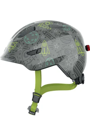 Abus Juniorská cyklistická přilba Smiley 3.0 LED space S
