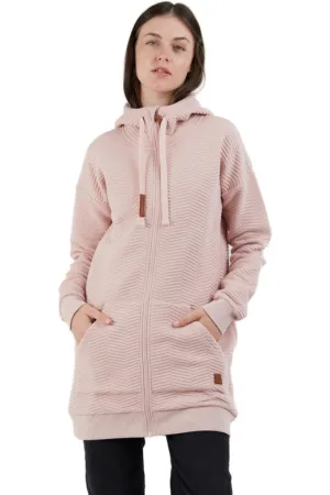 fundango Dámská mikina se zipem Blanka Pullover-330-rose