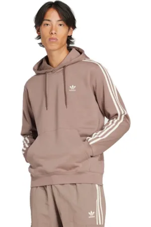 adidas Pánská mikina s kapucí 3-STRIPES HOODY-TRABRN