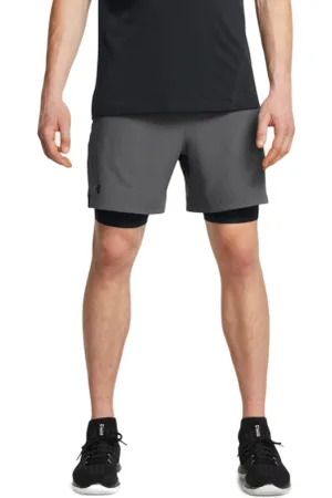 Under Armour Pánské tréninkové kraťasy UA Vanish Woven 2in1 Sts-GRY