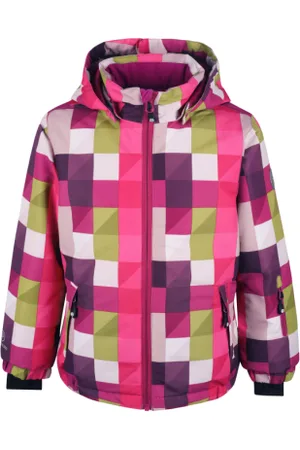 Color Kids Dívčí lyžařská bunda Ski jacket AOP, AF 10.000, festival fuchsia 740688.5885