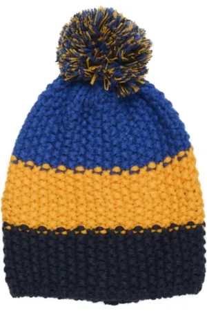Color Kids Chlapecká zimní čepice Hat - Colorblock, zinnia