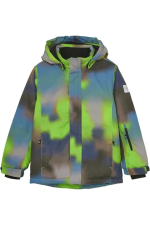 Color Kids Chlapecká lyžařská bunda Ski Jacket - AOP -741707.2144- Gecko