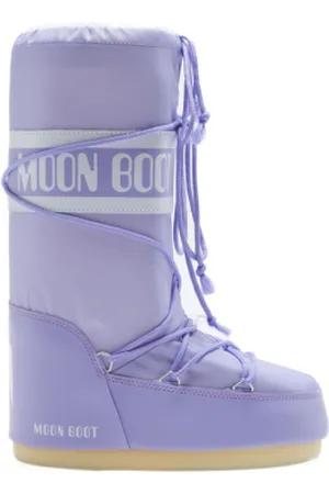 Moon Boot Dívčí vysoké zimní boty ICON NYLON, 089 lilac