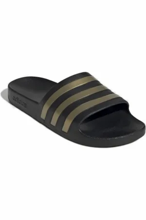 adidas Dámské šlapky (plážová obuv) Adilette Aqua W core gold metallic core