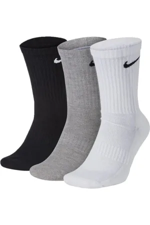 Nike Ponožky 3 PACK-Everyday Cushion Crew- MGREYH BLACK