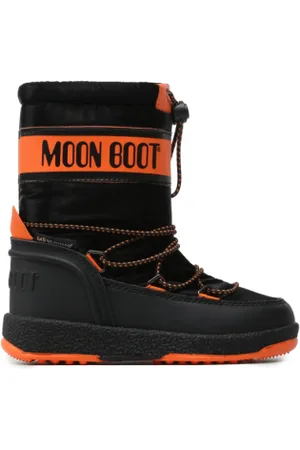 Moon Boot Chlapecké vysoké zimní boty JR BOY SPORT, 001 orange