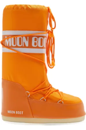 Moon Boot Dámské vysoké zimní boty ICON NYLON, 090 sunny orange