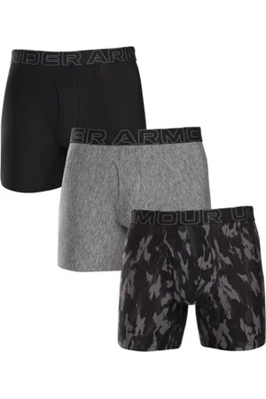 Under Armour Pánské boxerky 6 PACK-Perf Tech Mesh Nov 6 inch-CASTLEROCK