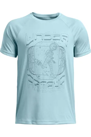 Under Armour Chlapecké tréninkové tričko s krátkým rukávem UA B TECH GAME DAY SS-BLU