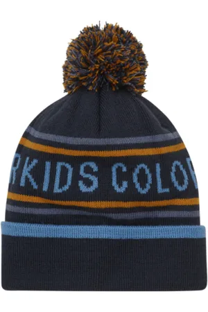 Color Kids Dětská zimní čepice Hat - Logo CK-741915.7850-Total Eclipse