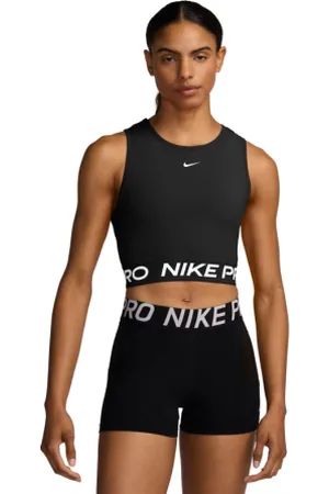 Nike Dámské tréninkové triko s krátkým rukávem DF 365 CROP TANK-010 BLACK