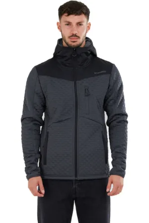 fundango Pánská mikina se zipem Ashford Insulated Fleece Jacket-755-steel