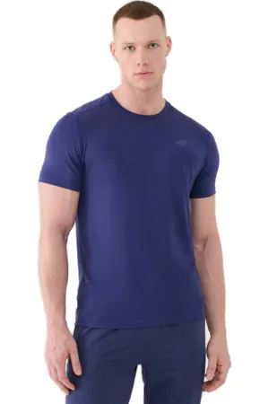 4F Pánské tréninkové tričko s krátkým rukávem TSHIRT FNK M1343-30S-DARK