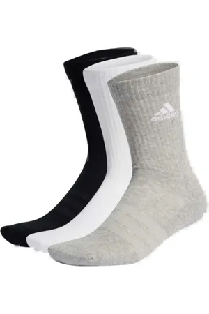 adidas Ponožky 3 PACK-CUSH CRW -MGREYH BLACK