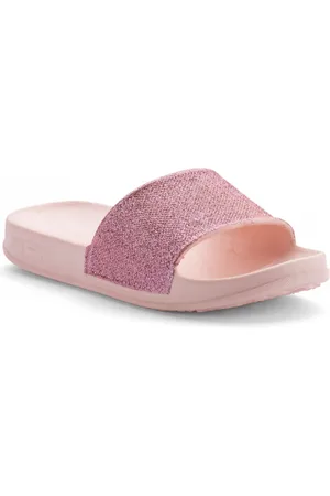 COQUI Dětské šlapky (plážová obuv) Tora candy glitter