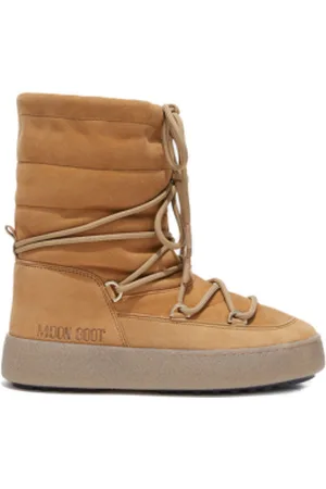 Moon Boot Dámské kotníkové zimní boty LTRACK SUEDE, 001 biscotto