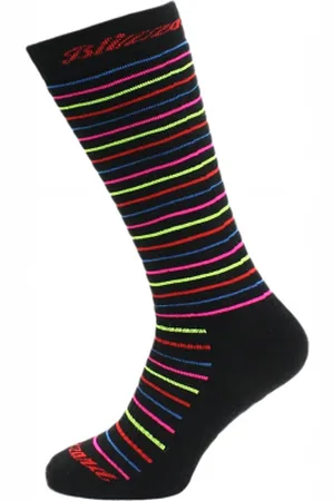 BLIZZARD Juniorské lyžařské podkolenky (ponožky) Viva Allround ski socks junior, rainbow stripes
