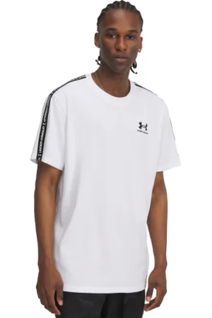 Under Armour Pánské triko s krátkým rukávem UA Icon HWT Tee Taping-WHT
