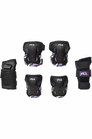 Fila Dívčí chrániče na brusle JR GIRL FP GEARS BLK PNK